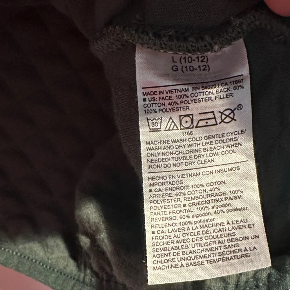 Old Navy Kids Quilted Pullover - Dark Green - Picture 3 of 4